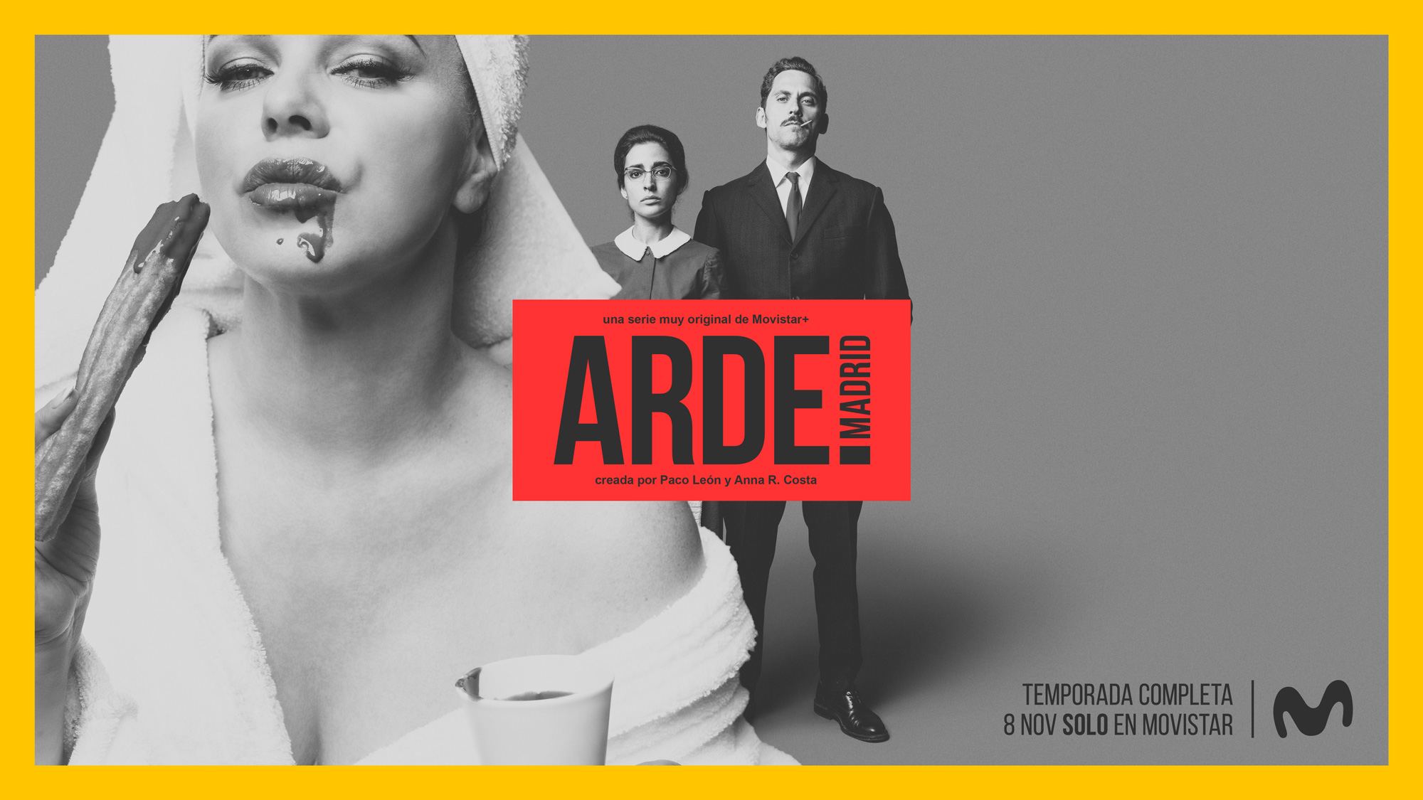 Cartel promocional de Arde Madrid